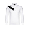 Golf shirts 2021 men's spring fashion long sleeve 95% polyester 5% spandex blank golf polo shirts for promotion - Surprise store