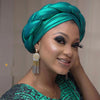 2020 female turban caps cross ready to wear headscarf bonnet arab head wraps african Women braid turbans auto gele headties