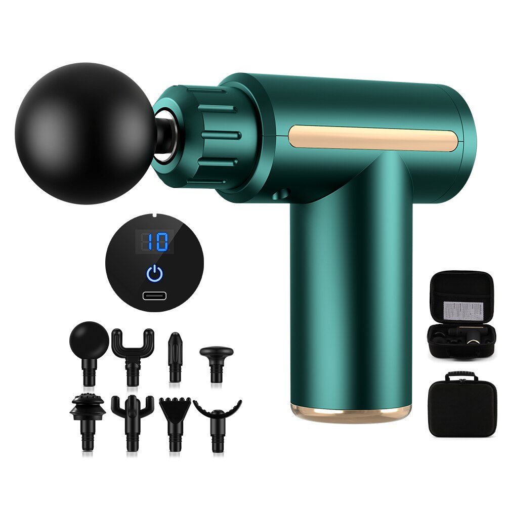 Health Manager Massage Gun Deep Tissue Percussion Muscle Massager For Pain Relief Fascia Gun Electric Body Massager