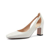 FEDONAS Elegant Shallow Shoes For Women Genuine Leather High Heels Pumps Female Calssic 2021 Spring Wedding Party Women'S Shoes