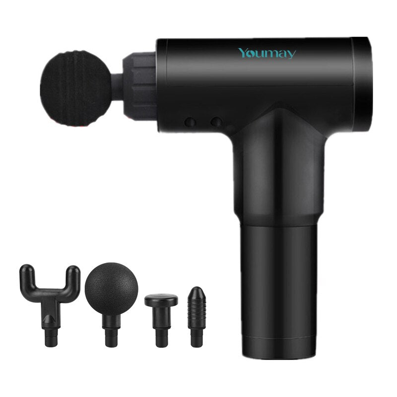 Youmay Mini Massage Gun Muscle Massager Pain Relief Fascia Gun Deep Tissue Massager Body Back Neck Relaxation Slimming Shaping