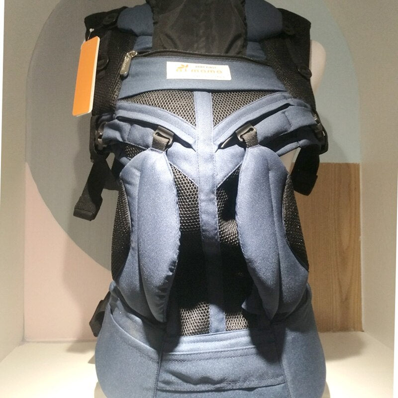 Aimama 0-36 Months 360 Ergonomic Cold Air Cotton Adjustable Baby Carrier Baby Sling Wrap Strap Backpacks