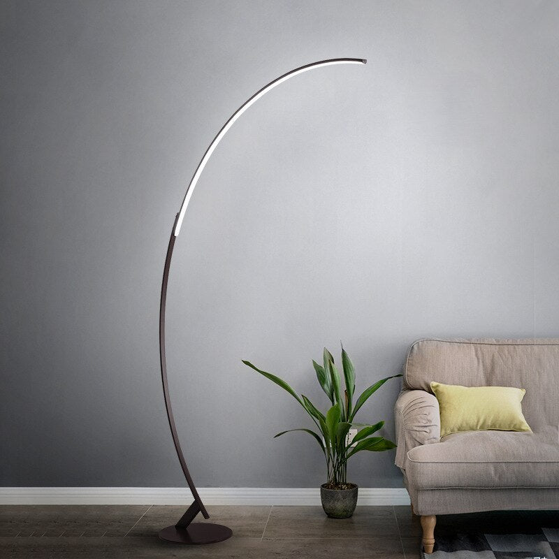 Floor Lamp Living Room Simple Modern Reading Nordic Net Red Bedroom Bedside Lamp Fishing Piano Standing Lamps for Living Room