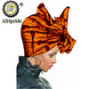 African Headscarf for Women Print Traditional Headtie Headscarf Turban Cotton Wax Scarf Shawls Women African Head Wrap S20H001