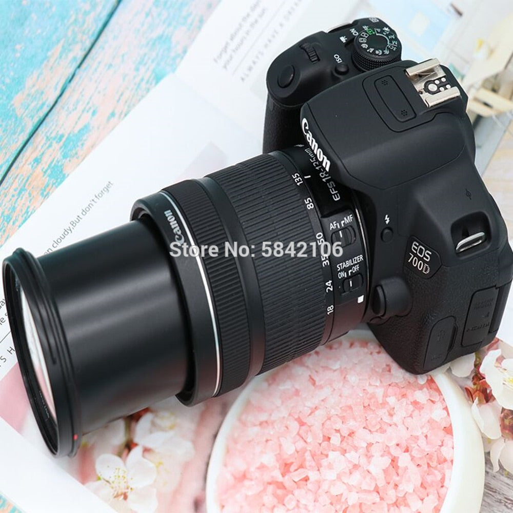 Canon 700D DSLR Digital Camera with 18-55mm STM Lens -18 MP -Full HD 1080p Video -Vari-Angle Touchscreen