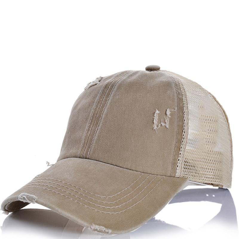 2021 Ponytail Women's Baseball Cap Women Snapback Mesh Trucker Caps Female Summer Bone Black Adjustable Hip Hop Hats Cap - Surprise store