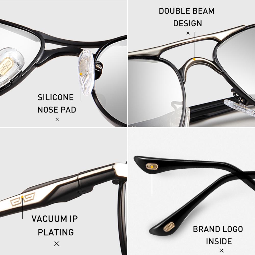 CAPONI Driving Photochromic High Quality Sunglasses Polarized Classic Brand Sun Glasses for Men oculos de sol masculino CP8722