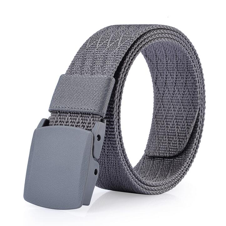 New Men and Women Canvas Nylon Belt Fashion Automatic Buckle Belts Women