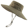 CAMOLAND Waterproof Bucket Hat For Men Summer UPF50+ Sun Hat Women Wide Brim Panama Beach Hats Outdoor Hiking Fishing Boonie Cap