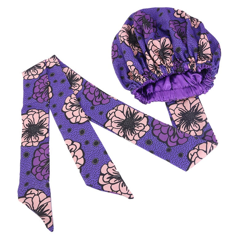New African Headwrap In Women's Hair Accessories Scarf Wrapped Head Turban Ladies Hair Accessories Scarf Hat Headwrap Nigeria