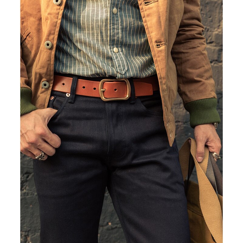 Red Tornado 14.5oz Selvage Jeans Slim Leg Opening Shape of 511 & GT Raw Denim