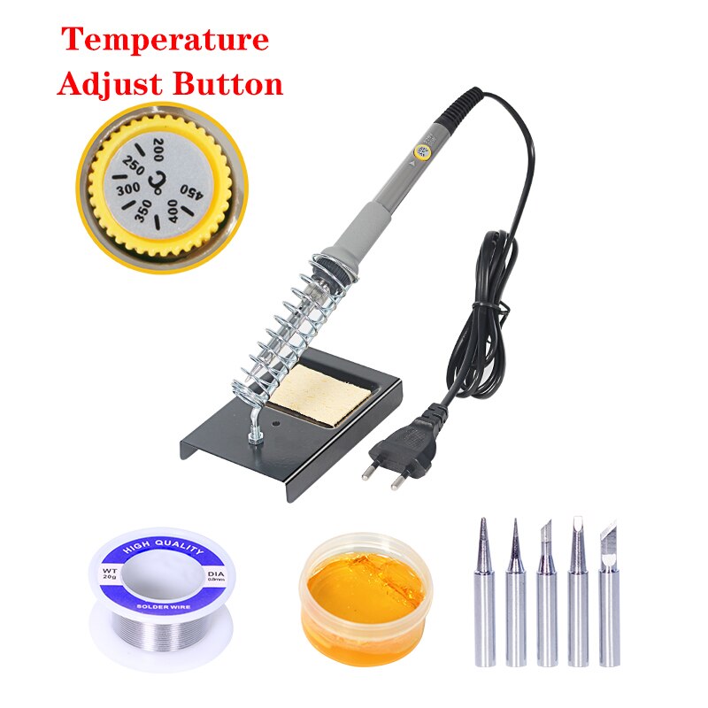 Soldering iron with Digital multimeter kit Adjustable Temperature Auto Ranging AC/DC tester multimetro Welding Tool Kits