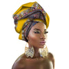 National Decorative Scarf Shawls Women African Head Wrap African Traditional Fashion Printed Ankara Cotton Headscarf