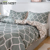 Nordic Style Bedding Set Duvet Cover Pillowcases 3 Pieces Microfiber 150×200 240x220 for Bedroom