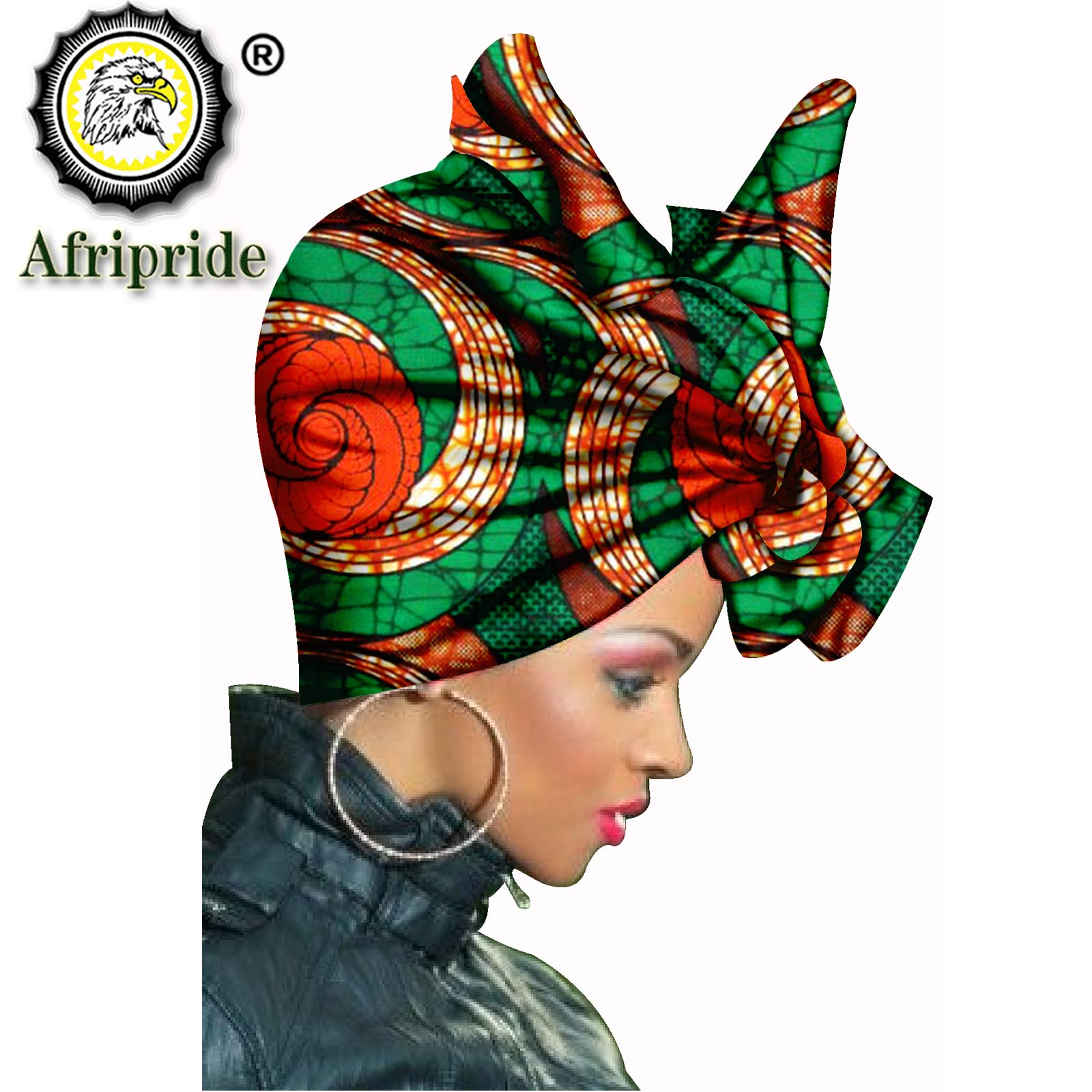 African Headscarf for Women Print Traditional Headtie Headscarf Turban Cotton Wax Scarf Shawls Women African Head Wrap S20H001
