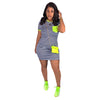 Fashion Women Shirt Dress Summer Bodycon Streetwear Robe Casual Mini Dress Female Sexy Party Vestidos Women Pack Hip Dress
