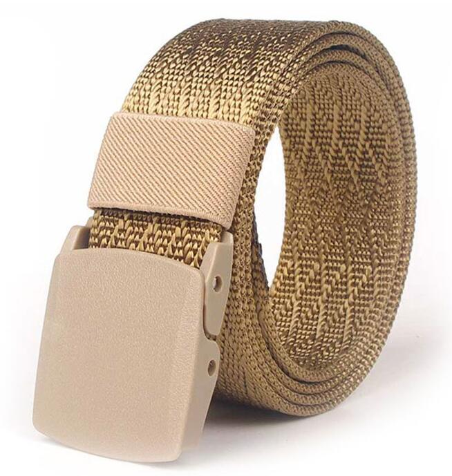 New Men and Women Canvas Nylon Belt Fashion Automatic Buckle Belts Women