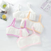 4 Pcs/Lot Girls Brassiere Underwear Cotton Kids Bra Dot Design Adolescente Girls Training Bras Breathable Teenage Girl Tops Crop