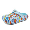 Summer Children Outdoor Sandals Boys Girls Beach Shoes Soft Non-slip Hollow Cave Shoes For Kids Baby Toddler Indoor Home Shoes