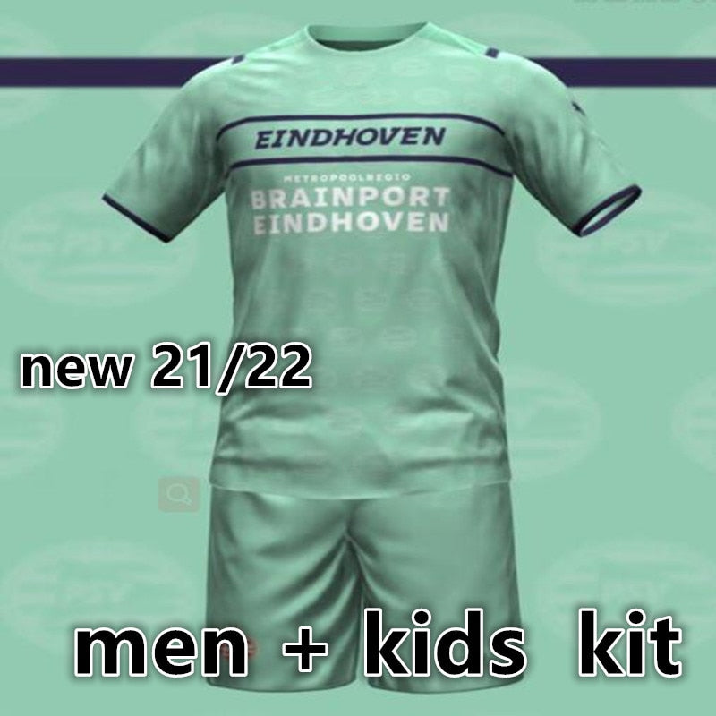 new adults kit 21 22 PSV eindhoven shirt EindhovenES kids kit men shirt Top Quality adult psv GAKPO MALEN IHATTAREN men T-shirt