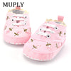 Baby Girl Shoes White Lace Floral Embroidered Soft Shoes Prewalker Walking Toddler Kids Shoes First Walker free shipping