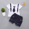 Baby boys clothing sets summer toddler fashion shirt+shorts 2pcs tracksuits for bebe boys newborn baby cotton clothes sets 2020