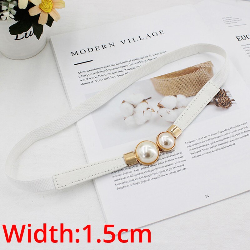 Women's wide belt female designer thick body belt belt fashion elastic dress female luxury white belt elastic red waist 19