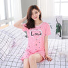 Homewear Pajamas Comfortable Girl Summer Female Cute Pijamas Women Sleepwear Lovely Home Suits Pyjama Short Sleeve Pajamas Set