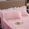 New Style High Quality Princess White Bedding Article Pillow Cover Ruffle Pillow Case Cushion Cover Sleep Pillowcase #/