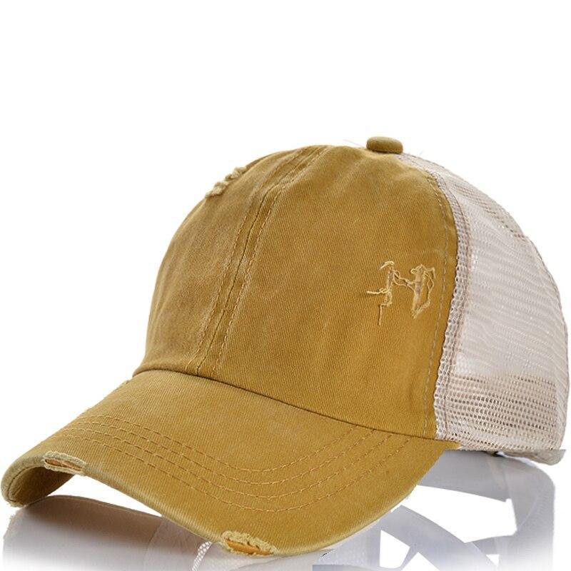 2021 Ponytail Women's Baseball Cap Women Snapback Mesh Trucker Caps Female Summer Bone Black Adjustable Hip Hop Hats Cap - Surprise store