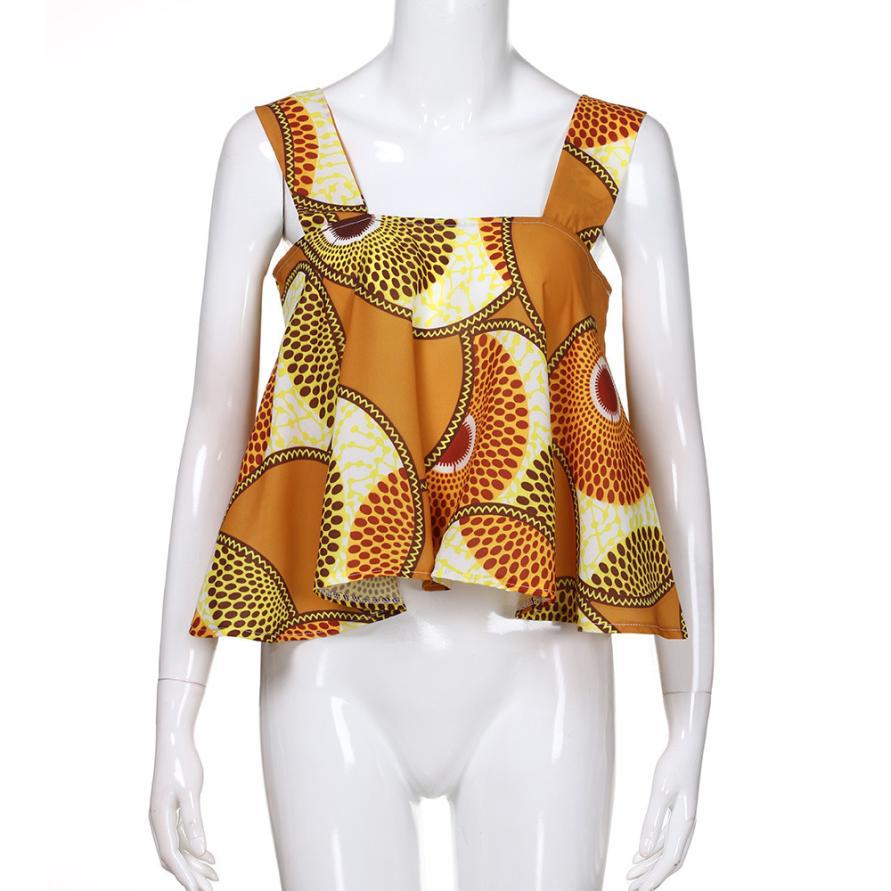 2019 new summer sexy fashion style african women printing plus size t-shirt S-XXL