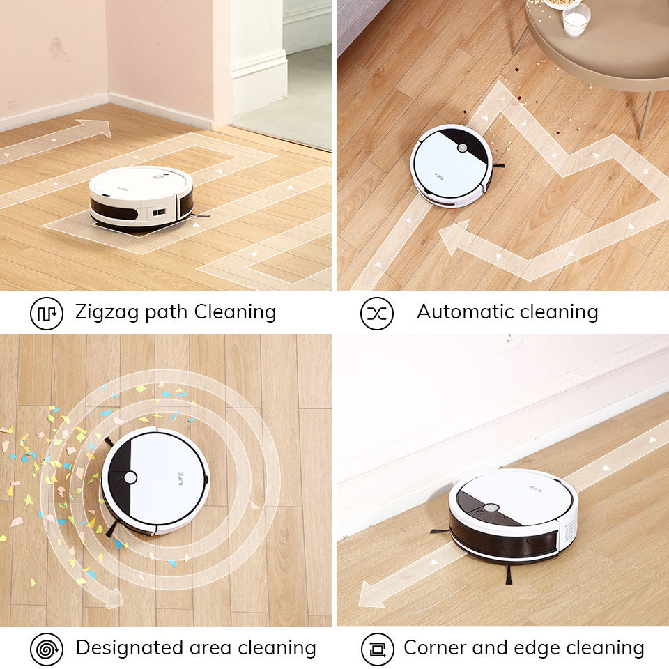 ILIFE V9e Robot Vacuum Cleaner Smart 700ML dust box WIFI Cellphones App control suction 110 Mins RunTime, Household tools