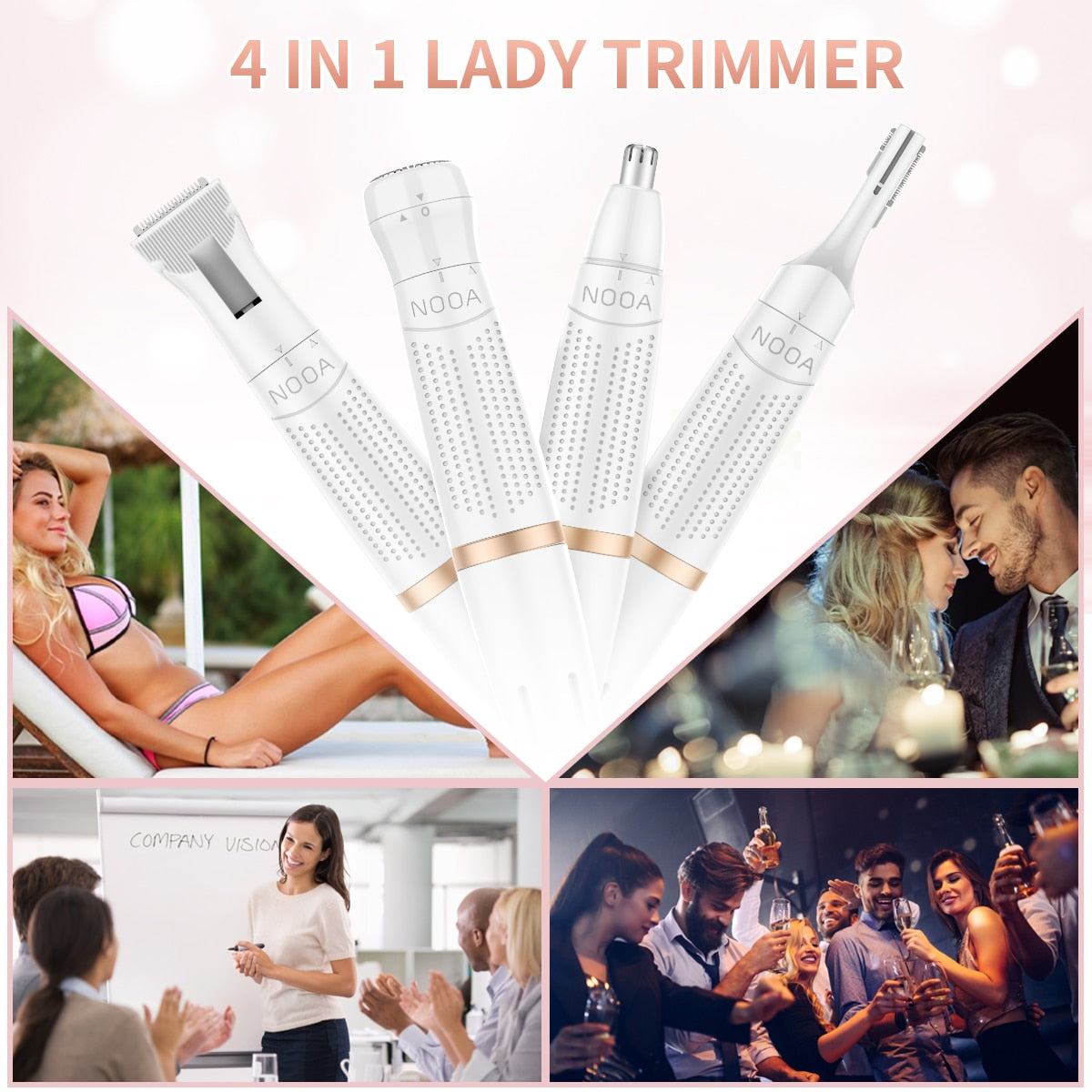 Lady Hair Eyebrow Trimmer razor for intimate areas Facial Epilator Women machine electric female for Bikini Hair Removal Shaver