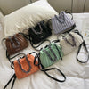 Luxury Brand Designer Women Bags 2021 Drawstring Bucket Bag With Thick Chain Crossbody Bag Branded Women's Small Handbag