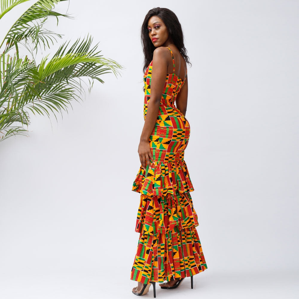 african dresses for women 2021 Kente dresses african women ankara dresses women wedding dresses cotton wax traditional clothing