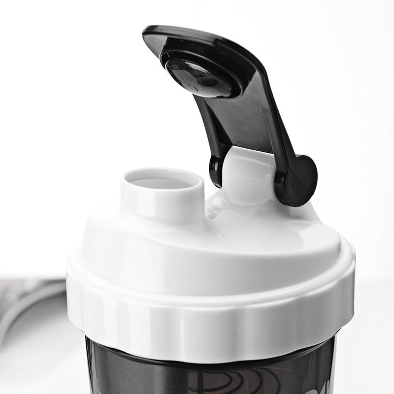 500ml Plastic Shaker Bottle protein Sport Gym Protein Powder Shaker Mixer Cup Bottle Sports Water Bottle Drinkware BPA FREE