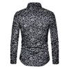 Men Shirt Long Sleeve Top 2019 Floral Male Blouse Casual Shirts Summer Autumn Shirts hawaiian Men Clothes camisa masculina