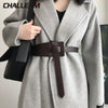 Newest Design knot pu leather belts for women soft knotted strap belt long dress accessories lady waistbands 273