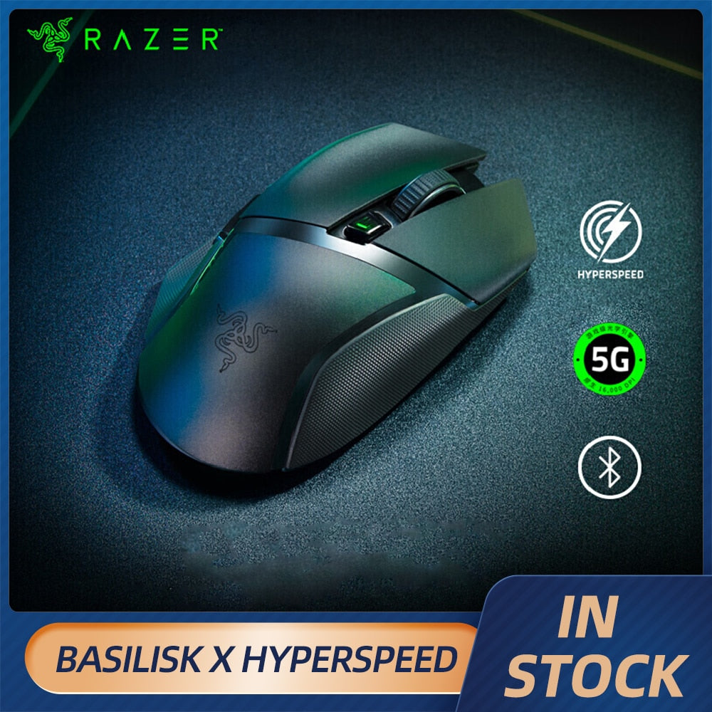 Razer Basilisk X Hyperspeed Wireless Gaming Mouse Bluetooth & Wireless Compatible 16000DPI