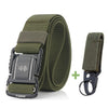Elastic Men Belt Alloy Magnetic Buckle Outdoor Working Tactical Belt For Jeans Pants Casual Stretch Overalls Male Waist Belt New
