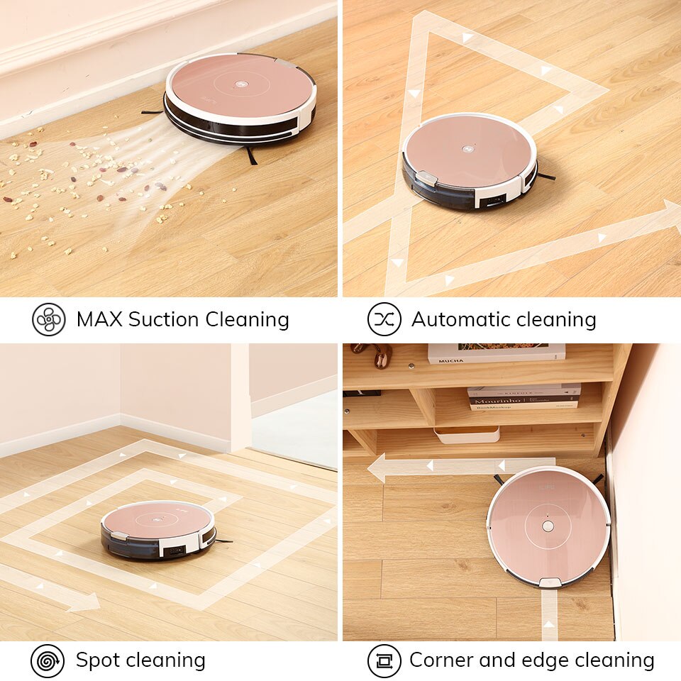 ILIFE A80 Plus Robot Vacuum Cleaner Smart Cellphones WIFI App control Powerful suction Electronic wall cleaning,household tools