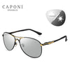 CAPONI Driving Photochromic High Quality Sunglasses Polarized Classic Brand Sun Glasses for Men oculos de sol masculino CP8722