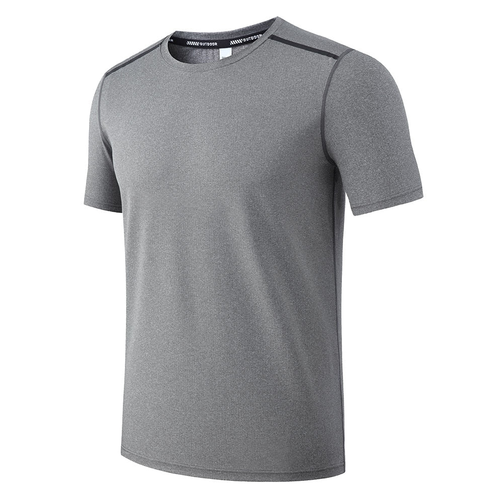 Quick-Dry Men's T-Shirt Compression Short Sleeve T-Shirts Running T Shirt Fitness Football Shirt Gym Clothing Leisure Sport Tops