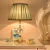 Crystal Table Lamps Desk Lights Luxury  Dimmer Modern Contemporary Fabric for Foyer Living Room Office Creative Bed Room Hotel
