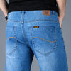 2021 Big Size Summer New Men Business Denim Shorts Fashion Casual Stretch Slim Blue Thin Short Jeans Male