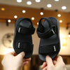 Summer New Baby Girls Sandals Boys Beach Shoes Children Flip Flops Barefoot Kids Sandals Letter Slippers Outdoor Light Non-slip