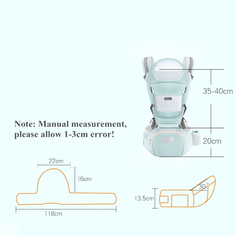 Ergonomic new born Baby Carrier Infant Kids Backpack Hipseat Sling Front Facing Kangaroo Baby Wrap for Baby Travel 0-36 months