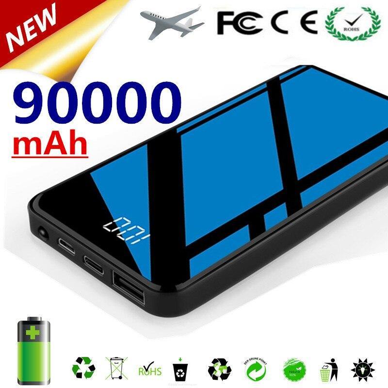 90000 mAh High Capacity Power Bank Mobile Phone Fast Charger Portable Travel Powerbank for Xiaomi Samsung IPhone Poverbank - Surprise store