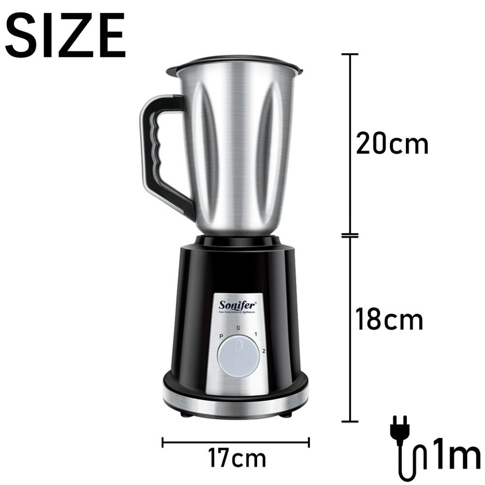 Stationary Blender 2 in 1 Mixers Meat Grinder Household Juicer Kitchen Food Mixer Baby Food Maker Stainless Steel 220V Sonifer
