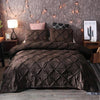White Duvet Cover Set Pinch Pleat 2/3pcs Twin/Queen/King Size Bedclothes Bedding Sets Luxury Home Hotel Use(no filling no sheet)